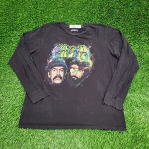 Cheech-&-Chong Shirt Womens Large 21x25 Black